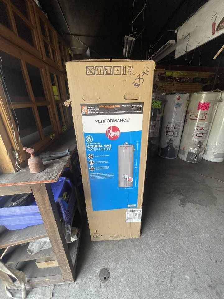 brand new water heaters