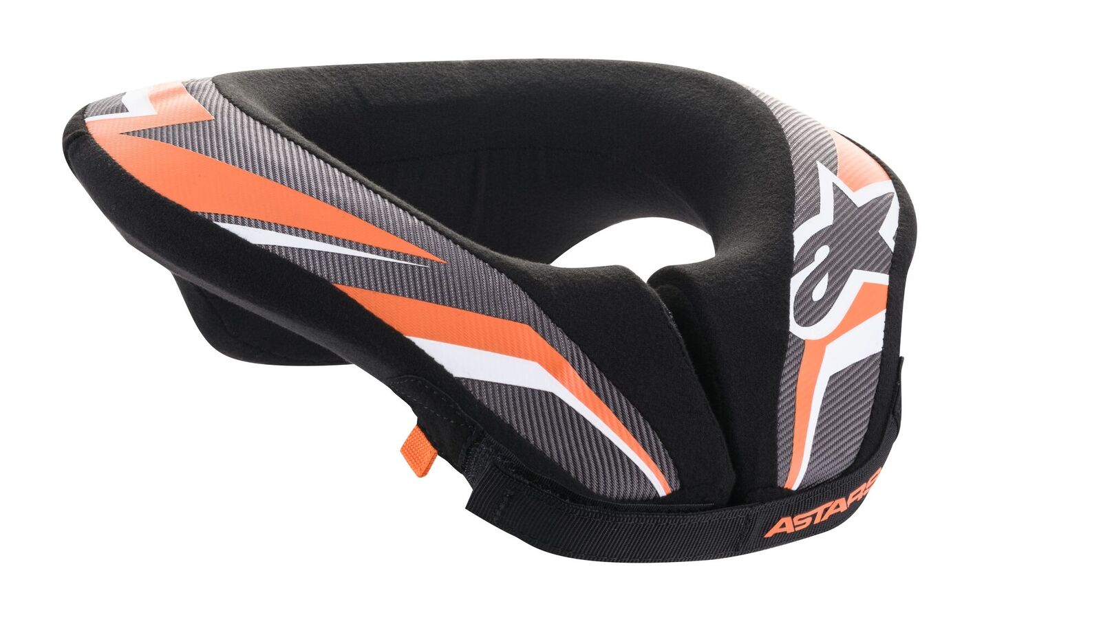 Alpinestars Sequence Youth Neck Roll (Black Anthracite Orange, Large/X-Large) (482-6068L)