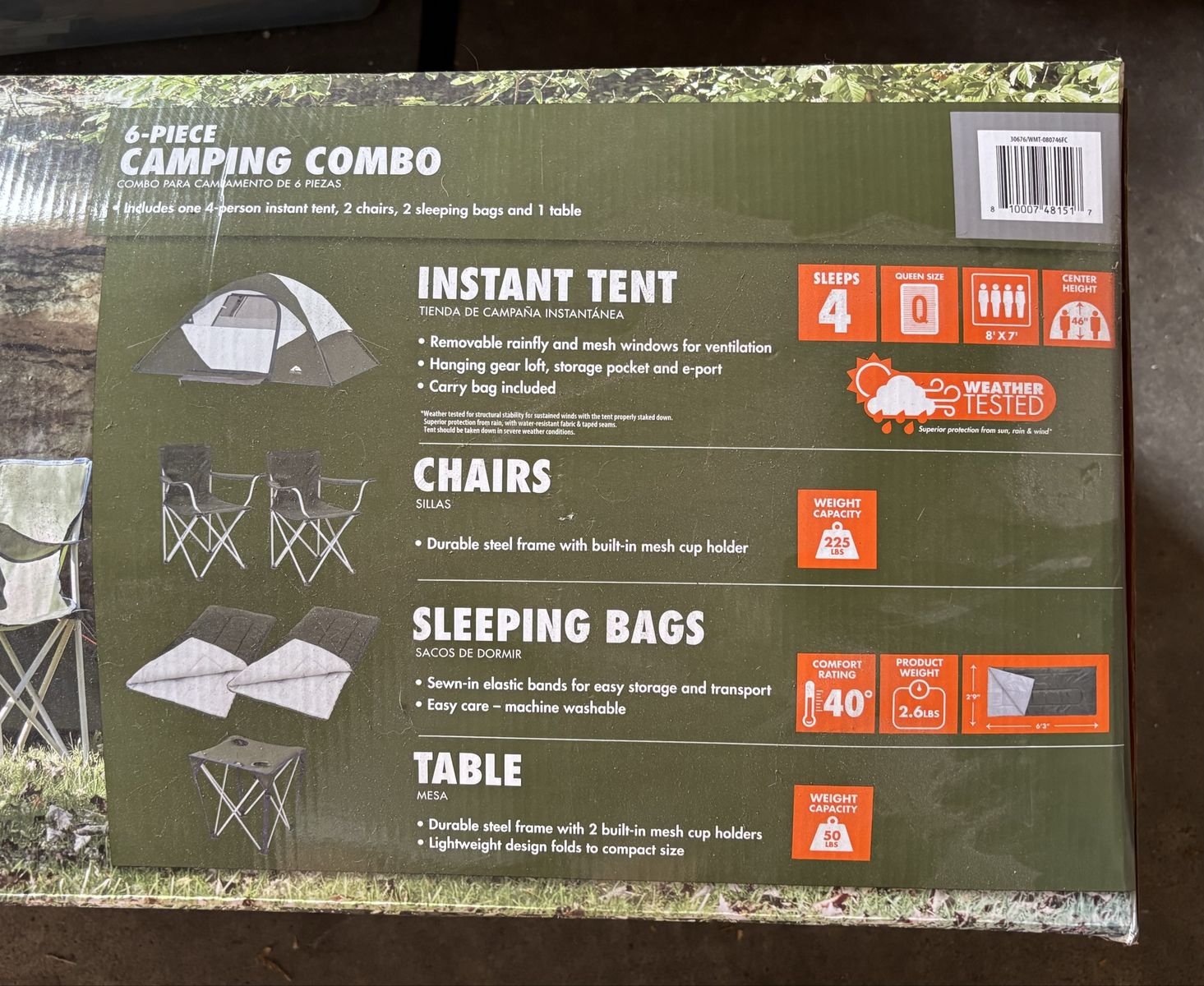 Camping bundle