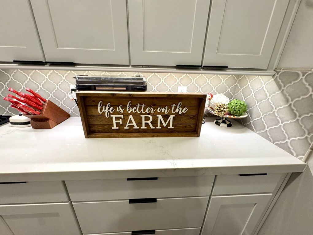 Large Wooden Farmhouse Sign