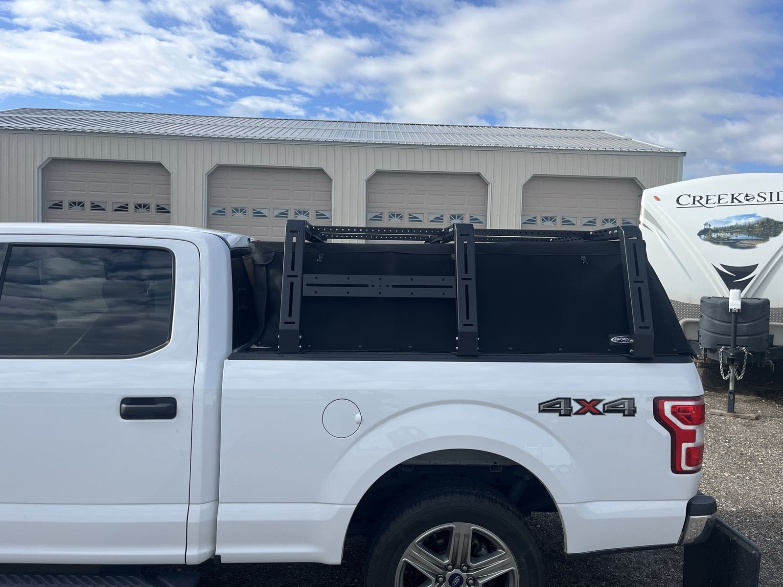 Softopper truck shell and rack