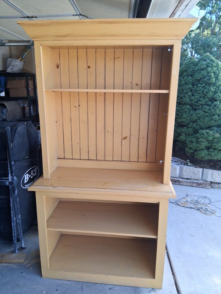 shelving 78" tall, 43" wide, 20" deep