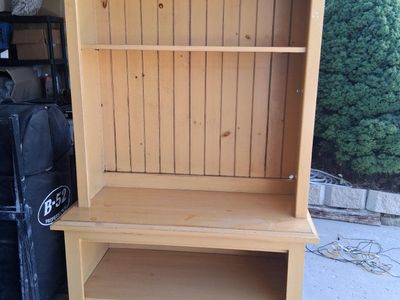 shelving 78" tall, 43" wide, 20" deep