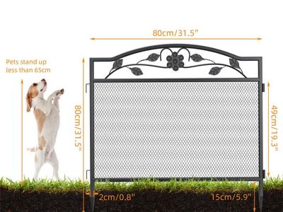 heavy duty foldable metal indoor/outdoor pet fence