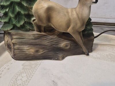 Vintage dear elk moose lighted deco
