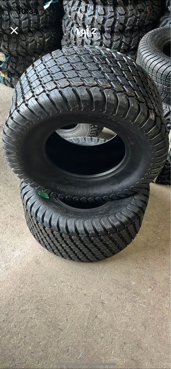 26X12-12 NEW PAIR OF HI-RUN LAWNMOWER TIRES