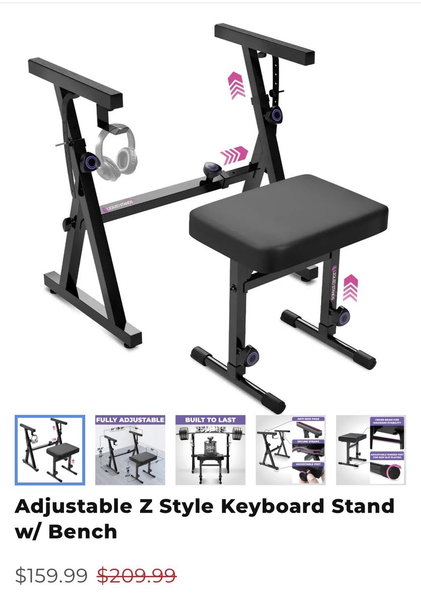 Adjustable Z Style Keyboard Stand