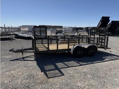 2027 PJ Trailers 7X16 UL 10K with 2' Sides and HD
