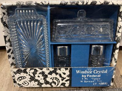 Brand New Windsor Crystal 4 Piece Set