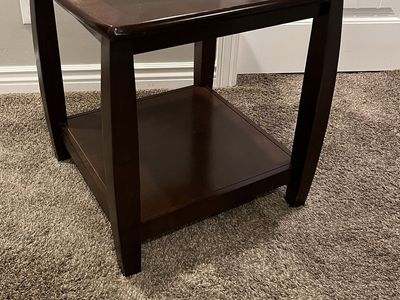 Brown Wooden End Table