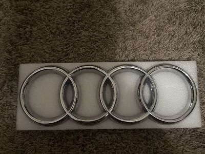 Brand new Audi Four Rings Chrome Emblem Badge Car Styling Accessory. $25 OBO