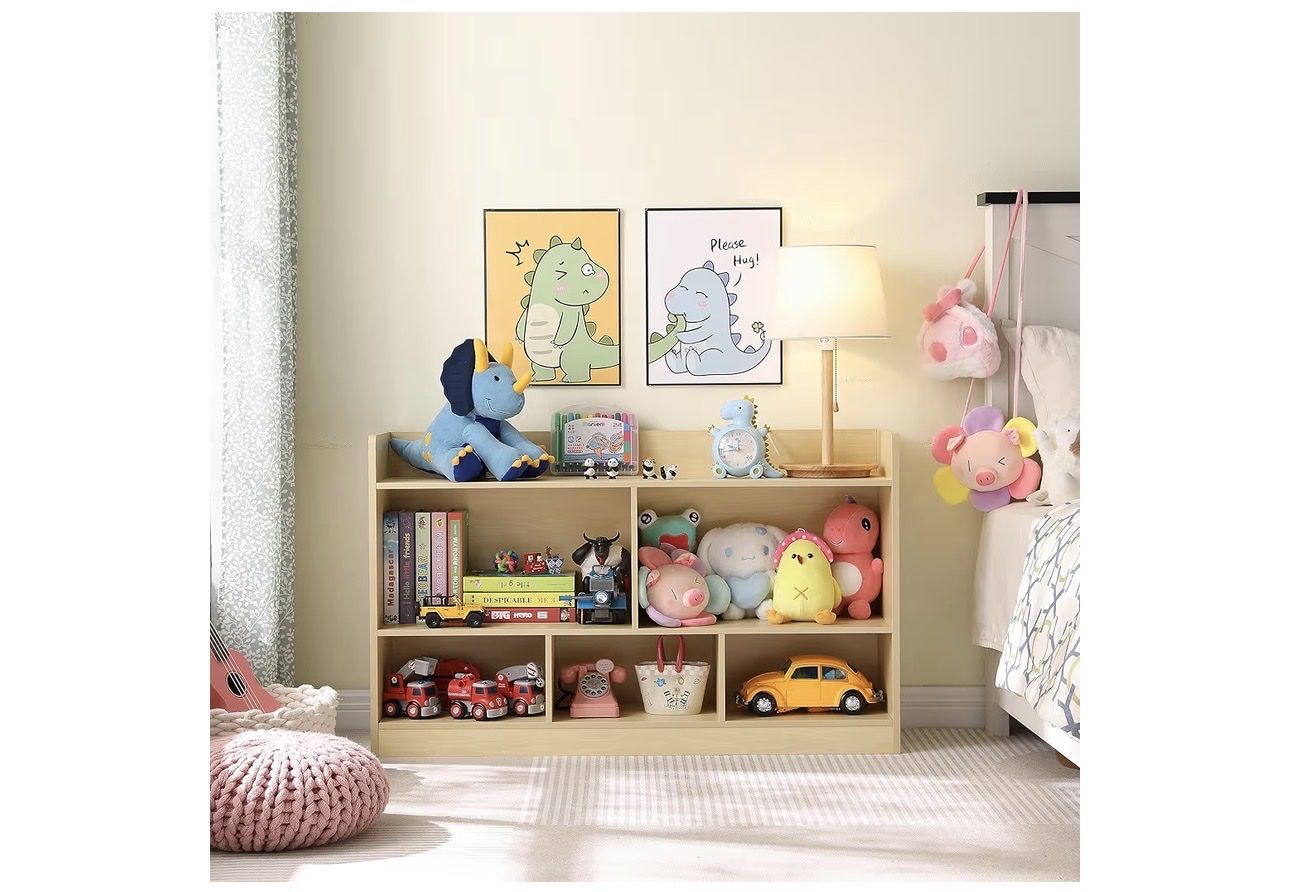 5-Section Bookshelf / Toy Organizer