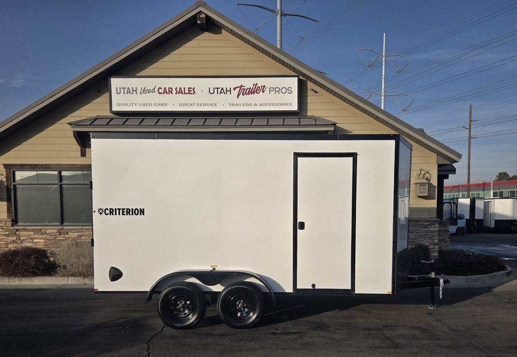 7x14 Enclosed Cargo Trailer .080 PolyCore Aluminum Exterior RZR/UTV/ATV Criterion 2026