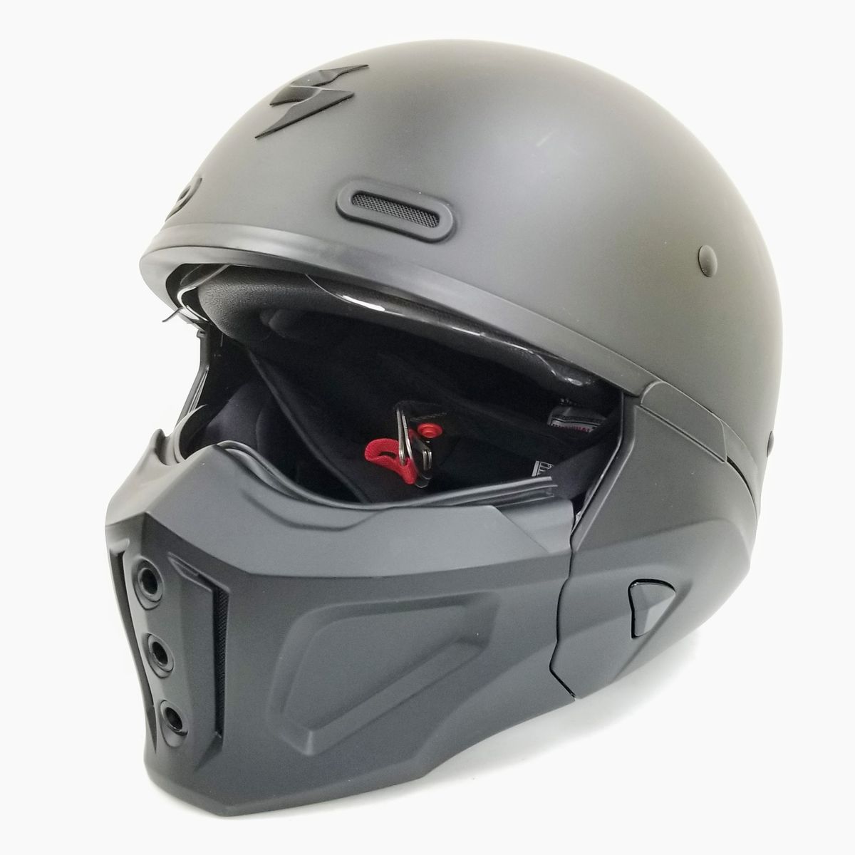 Scorpion Exo Covert X Open-Face Helmet, Matte Black XL (75-1607X-L-R1-S3)