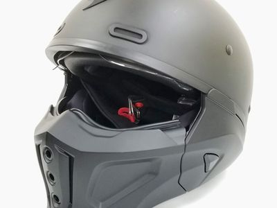 Scorpion Exo Covert X Open-Face Helmet, Matte Black XL (75-1607X-L-R1-S3)