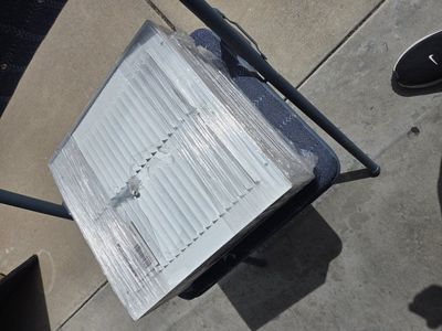 hvac (16) 12x12 return air stamped grille