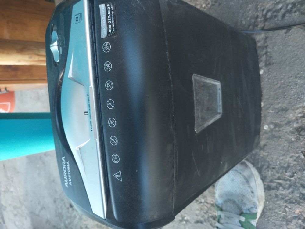 Paper Credit Card Shredder Shreder