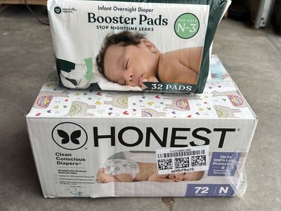 Honest diapers and booster pads