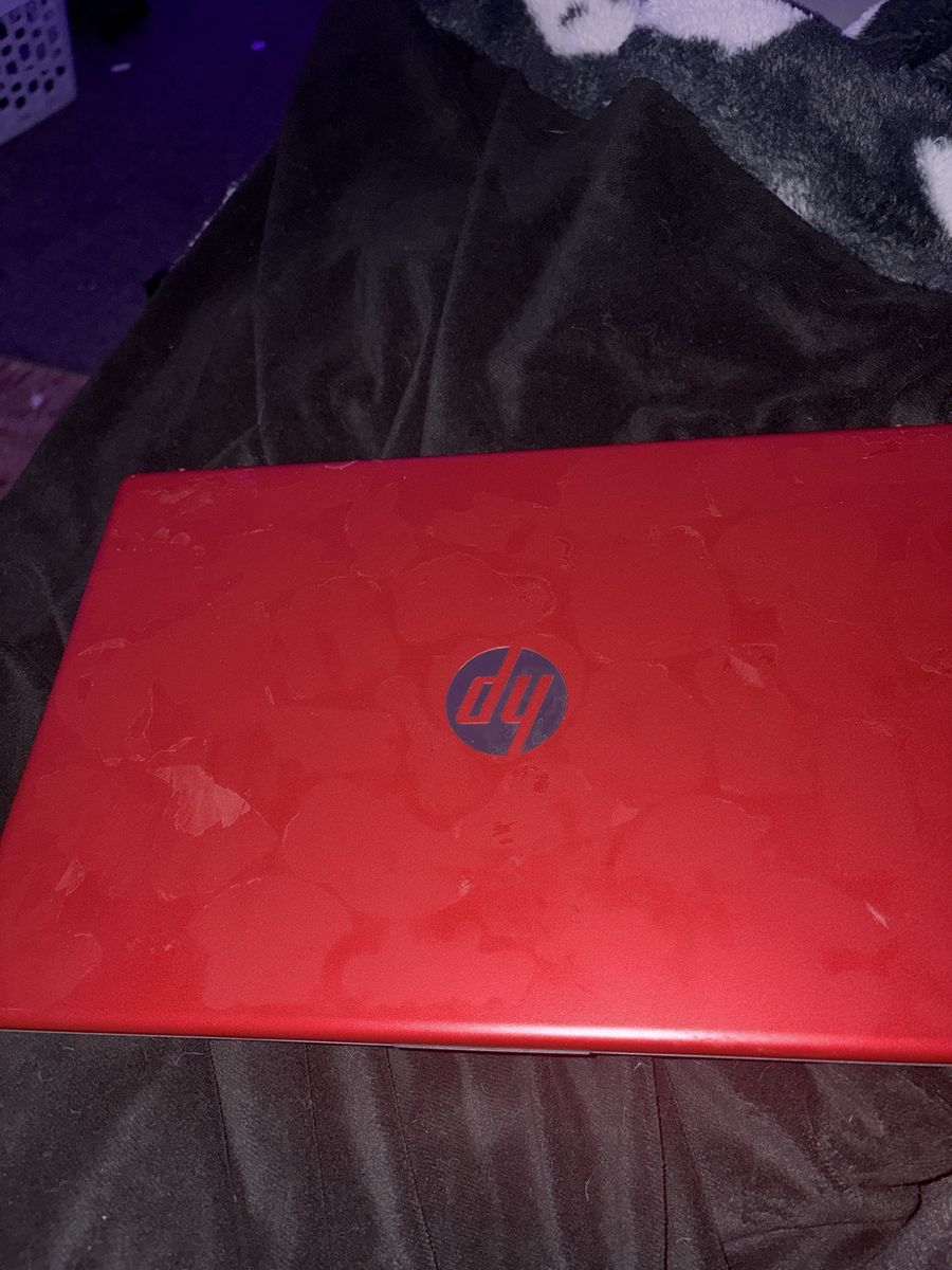 HP Red Laptop