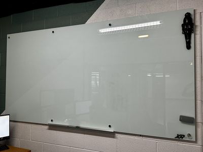 Quartet Magnetic Glass Whiteboards (3 Units)