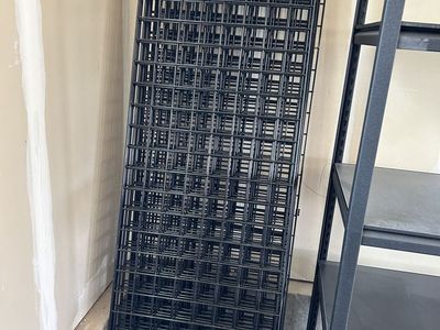 Black Grid Wall and Accessories
