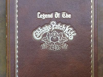 Leather-bound First Edition Copy of "The Legend of the Cabbage Patch Kids," published in 1984