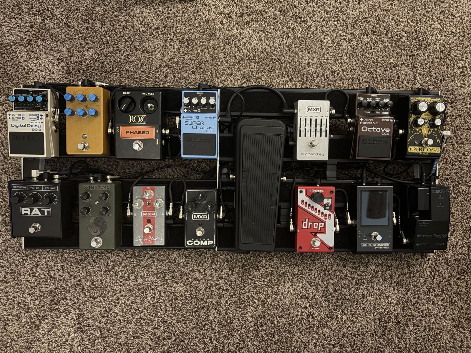 Complete Professional guitar pedalboard!