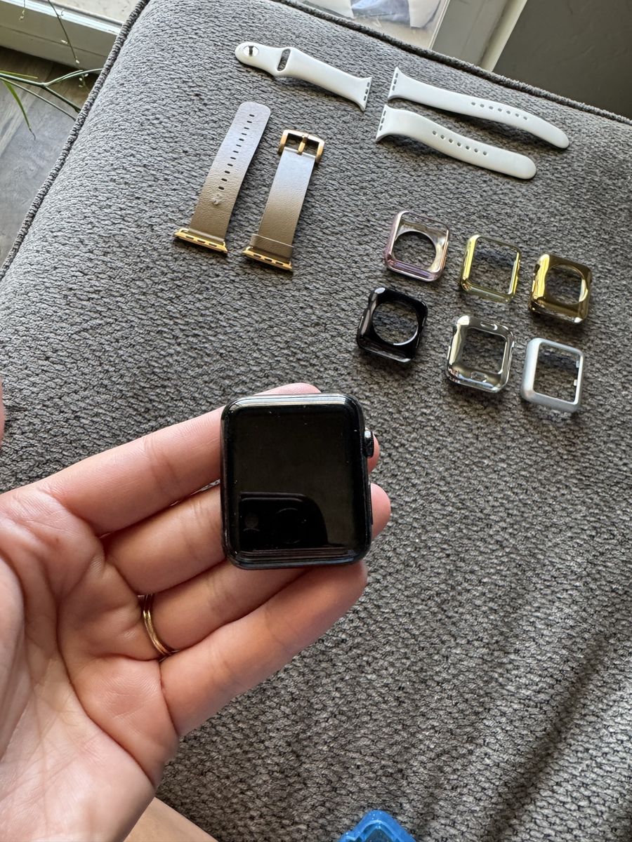 Apple Watch Series 1 Black Smart Watch w/ Bands & Cases