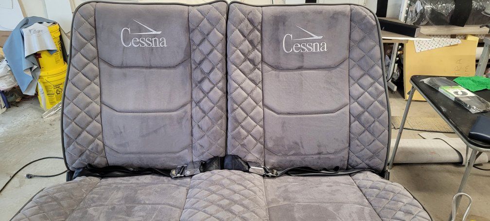 Custom Aircraft Upholstery & Seat Covers - Various Materials & Colorsor Aviation Seating