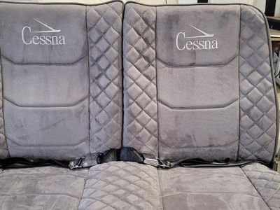 Custom Aircraft Upholstery & Seat Covers - Various Materials & Colorsor Aviation Seating