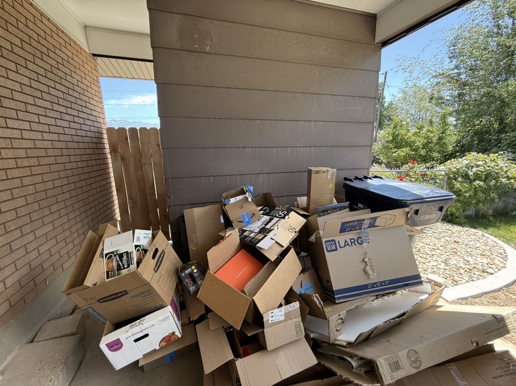 Random Assorted Boxes For Moving Etc