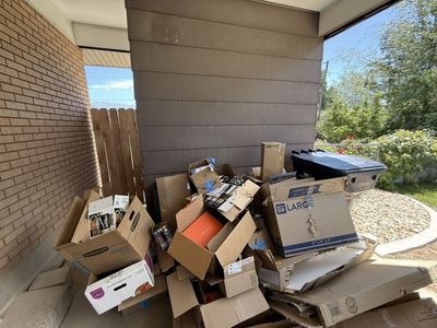 Random Assorted Boxes For Moving Etc
