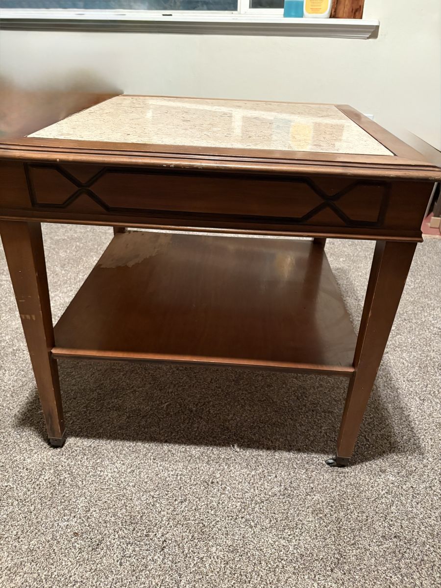 French provincial end table
