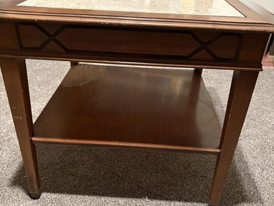 French provincial end table