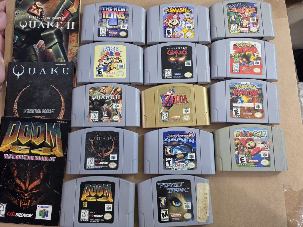 tons of Nintendo games for sale!! tons of big ticket games