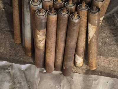 Metal Conveyor Belt Rollers - Set of Heavy Duty Steel Replacement Rollers 26total pcs. $20 each