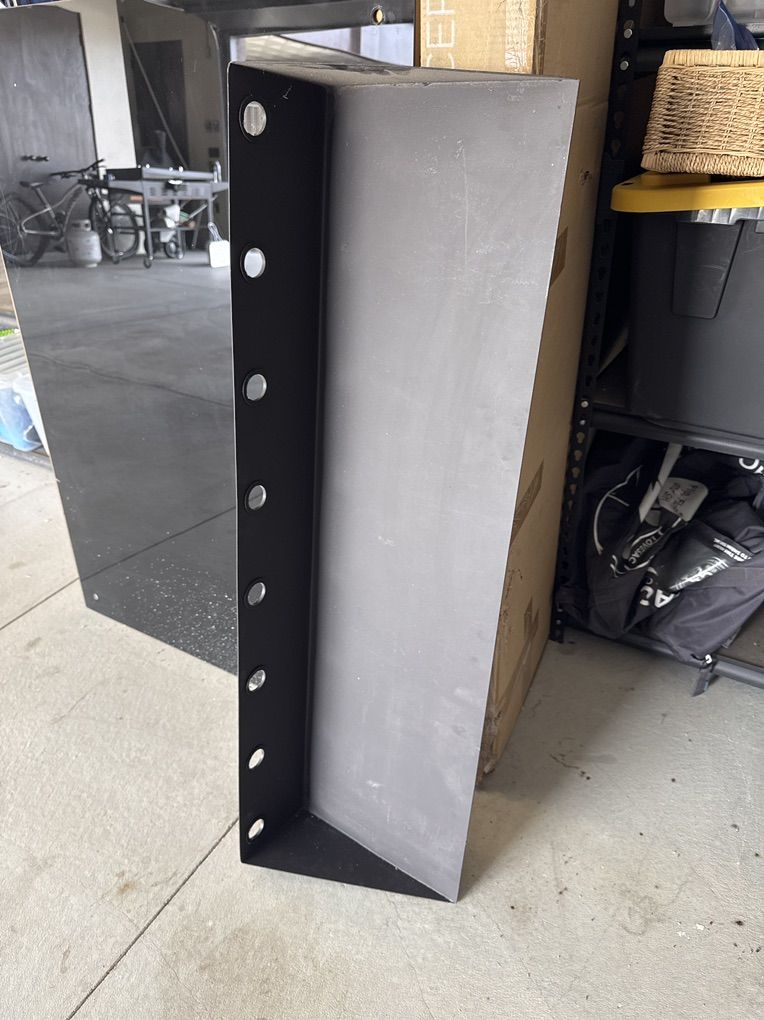 Pottery Barn Metal Shelving X2