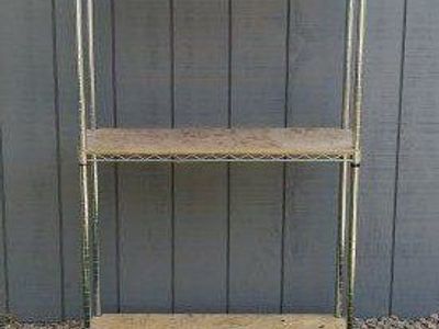 Garage/Pantry/Basement Shelving Unit with Custom Wood Shelf Liners