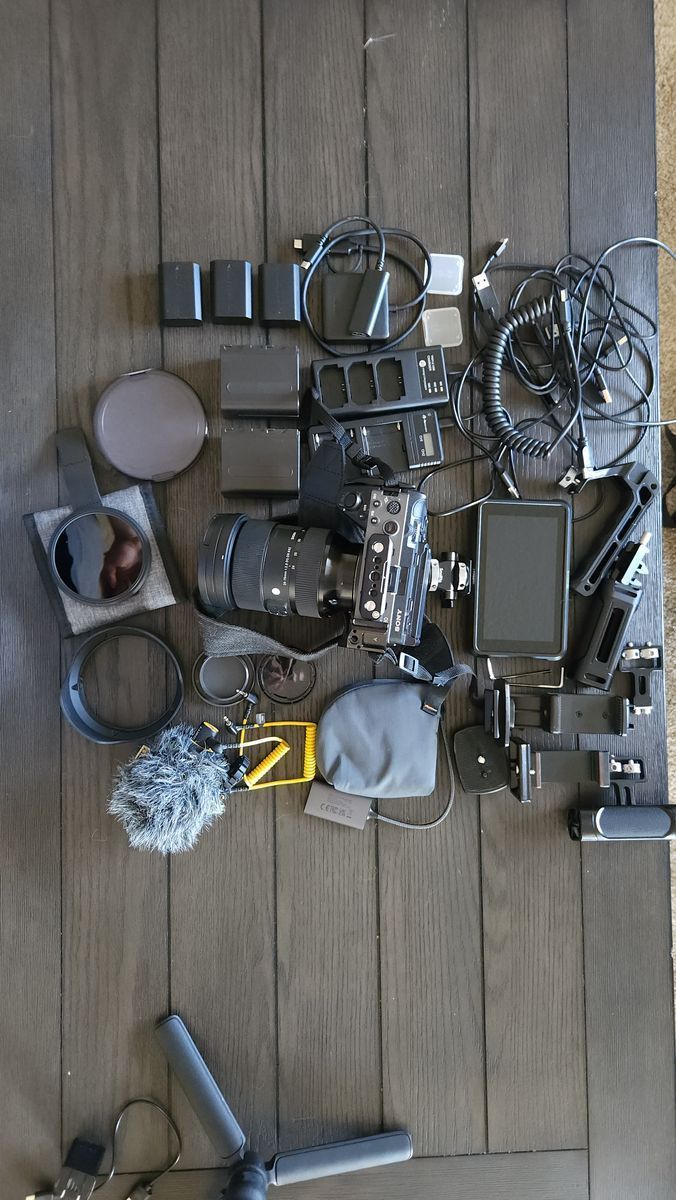 FULL Camera + Accessories Setup EVERYTHING INCLUDED (Sony FX30 DSLR + DJI RS 3 + MORE)