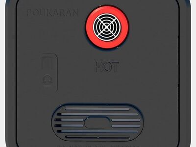 NEW 15 x 15 Inches RV Water Heater Black Door - ONLY Door kit for Poukaran RV Tankless