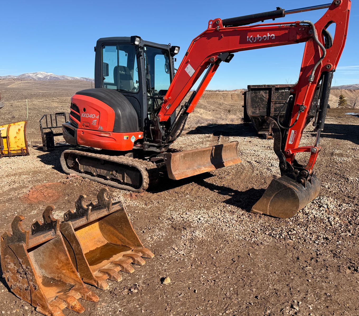 2021 Kubota KX040-4 Mini Excavator **3 Buckets**