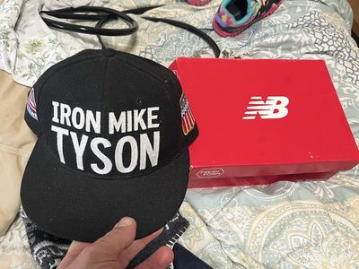 Iron Mike Tyson Brooklyn Snapback Hat - Black Adjustable Cap