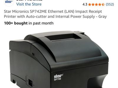 Brand New Star Micronics SP742ME Receipt Printer – Never Used