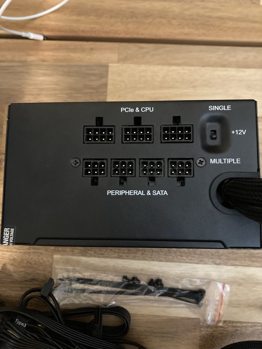 Corsair Vengeance 750M PSU (Cybenetics A, Gold)
