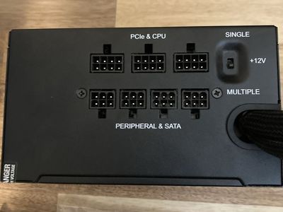 Corsair Vengeance 750M PSU (Cybenetics A, Gold)