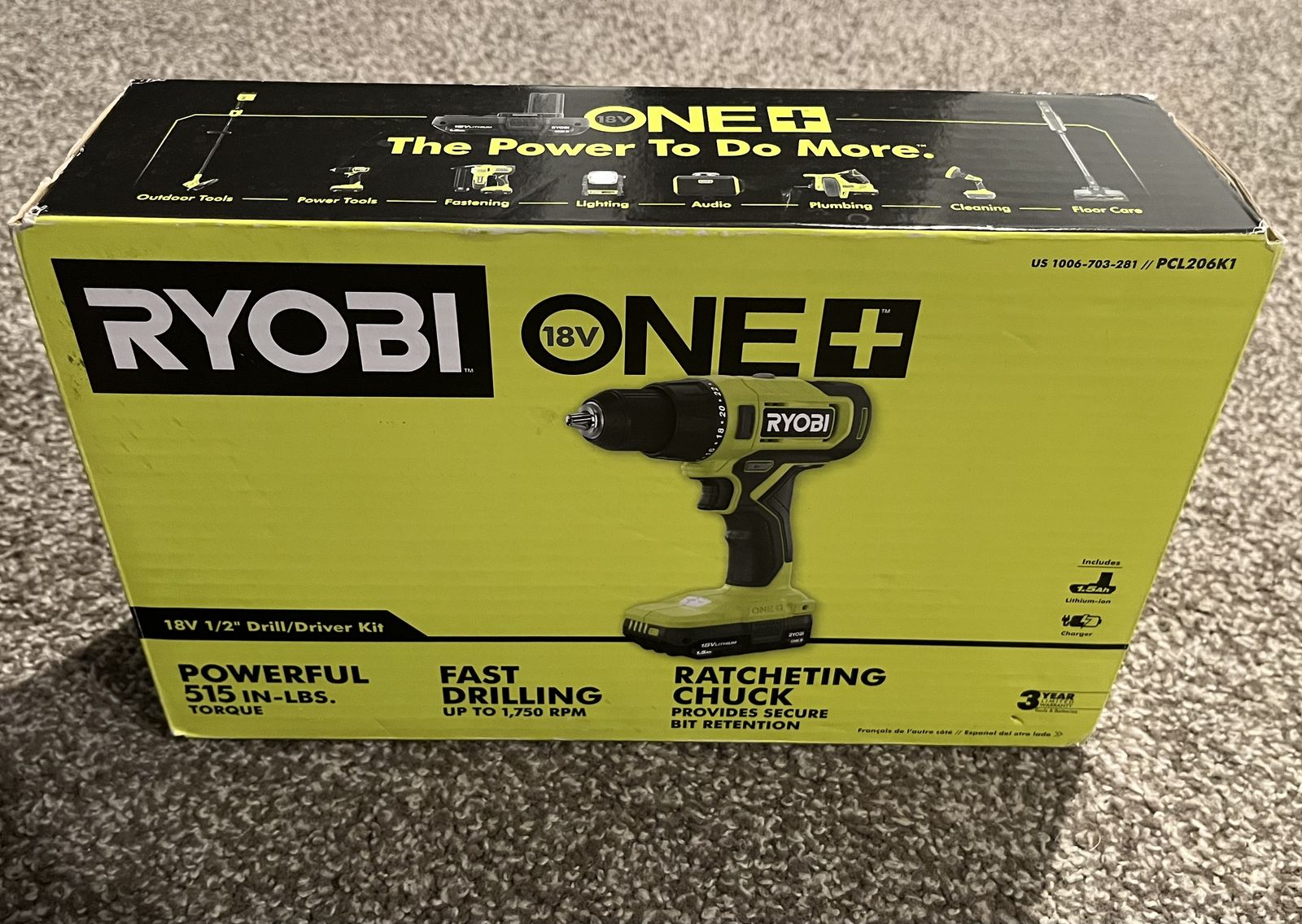 Brand New RYOBI ONE + drill/driver Kit