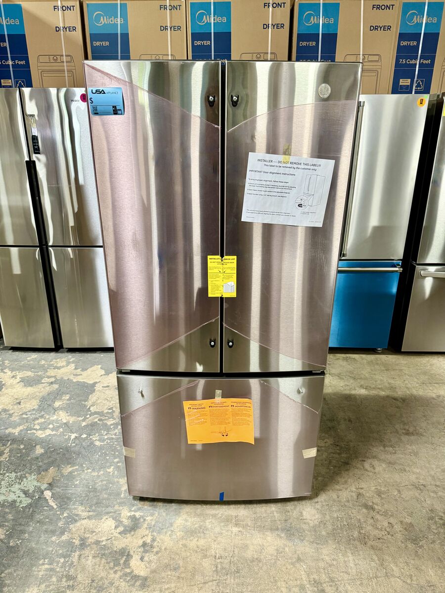 NEW GE FRENCH DOOR REFRIGERATOR