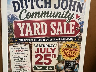 Dutch John community Yard sale
