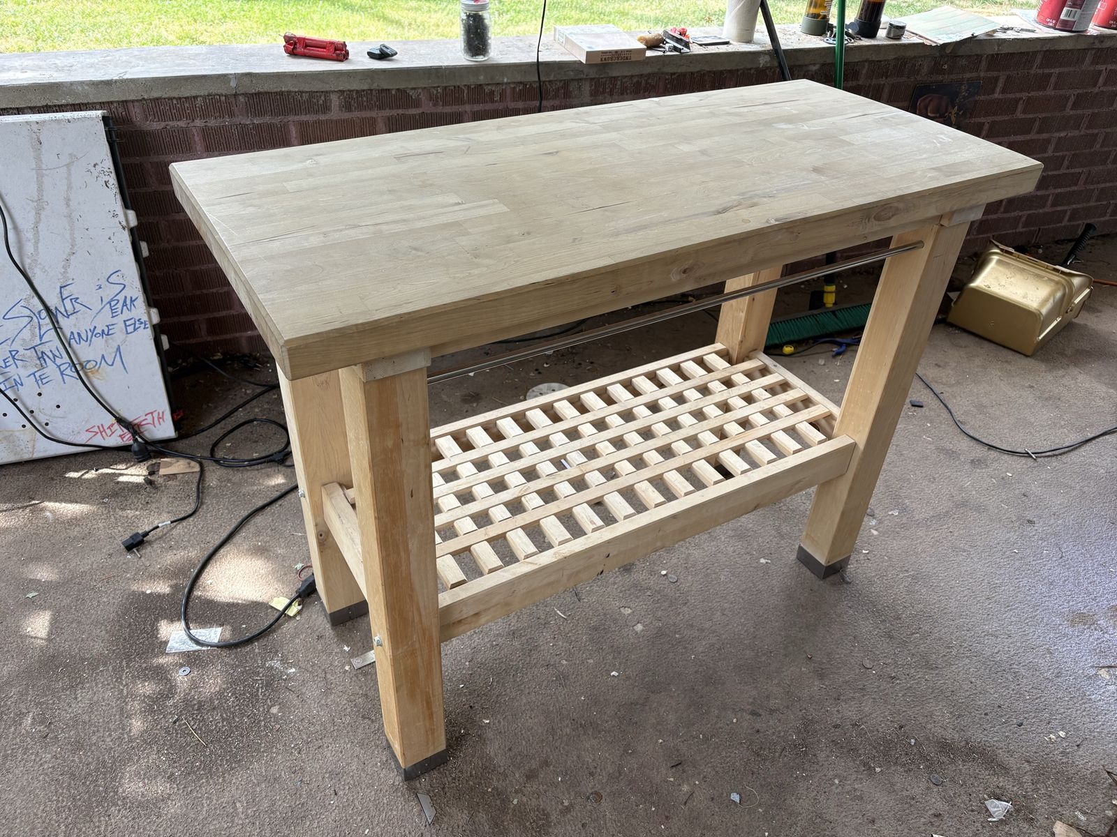 Butcher Block Large Aesthetic Functional Kitchen Piece - Heavy and Ready for Real Use