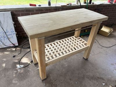 Butcher Block Large Aesthetic Functional Kitchen Piece - Heavy and Ready for Real Use